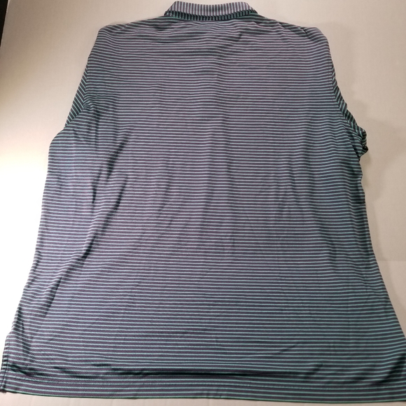Peter Millar Summer Comfort Golf Polo Size XL Polo Shirt Blue Purple Men Patch - Picture 4 of 9